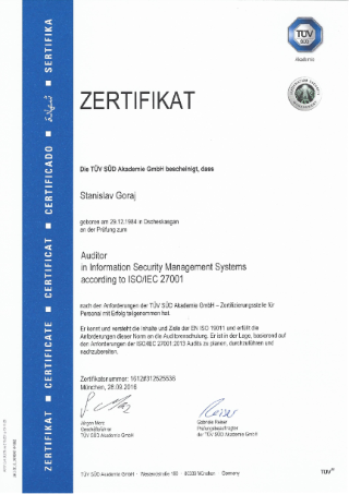 ISO27001 Auditor
